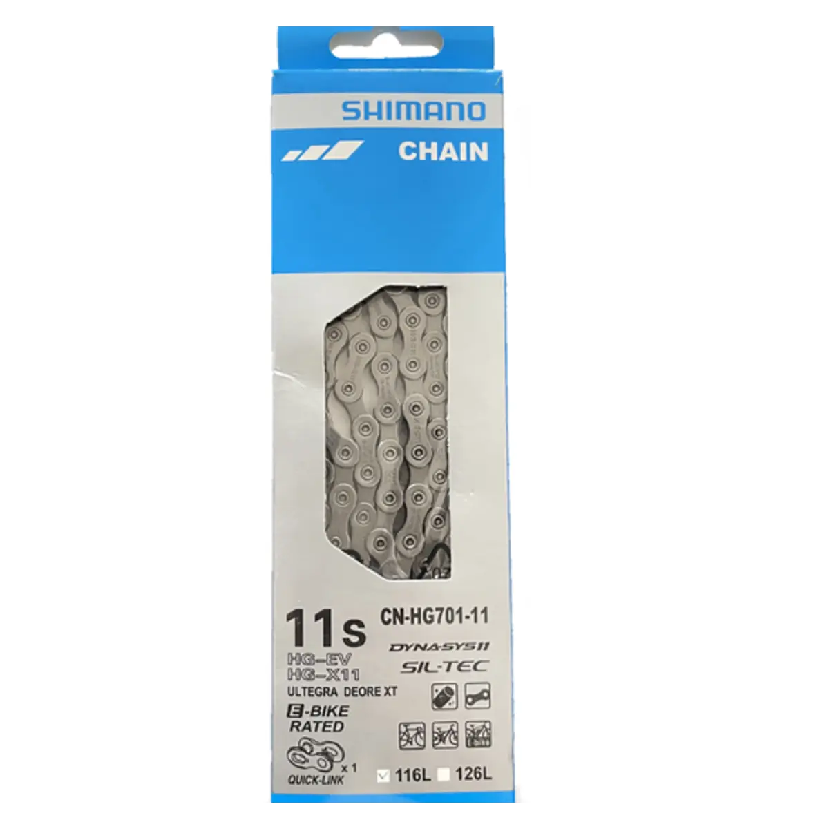 Shimano Chain CN-HG701 11s Deore w/quick link 126L