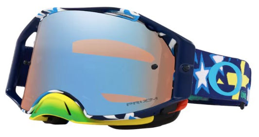 Oakley Airbrake MX TLD Blue Banner with Prizm Sapphire