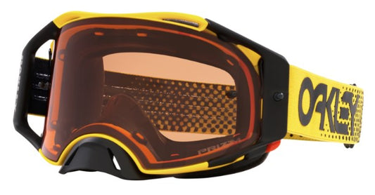 Oakley Airbrake MX Moto Yellow with Prizm Bronze