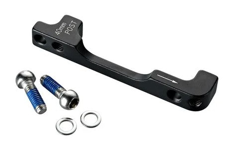 Sram Post Bracket - Post Mount 40P SS bolts 200mm rear 180mm