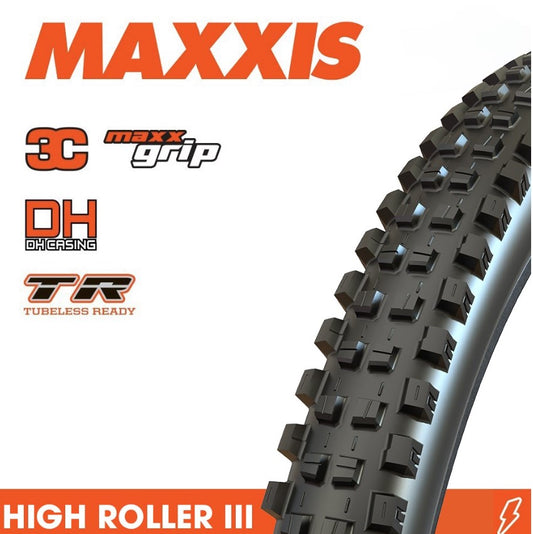 HIGH ROLLER III 29 X 2.40 3C GRIP DH TR (NEW 2024) FOLD 60X2TPI E-25