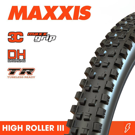 HIGH ROLLER III 27.5 X 2.40 3C GRIP DH TR (NEW 2024) FOLD 60X2TPI E-25