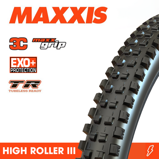 HIGH ROLLER III 29 X 2.40 3C GRIP EXO+ TR (NEW 2024) FOLD 60TPI E-25